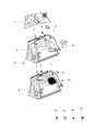 Diagram for Jeep Compass Dome Light - 68334655AA