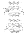 Diagram for Dodge Dakota Exhaust Manifold - 53032613AB