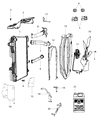 Diagram for Ram 4500 Cooling Fan Assembly - 52014730AA