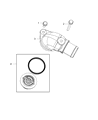 Diagram for Jeep Thermostat Housing - 53010923AB