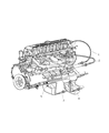 Diagram for 2004 Jeep Wrangler Oxygen Sensor - 56028995AA