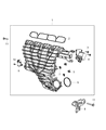 Diagram for Jeep Patriot Intake Manifold - 4884495AJ