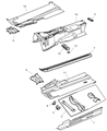 Diagram for Chrysler Crossfire Axle Beam - 68000962AA