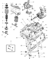 Diagram for 2002 Dodge Neon Coil Spring Insulator - 4656083