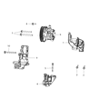 Diagram for Chrysler Power Steering Pump - 5154371AB