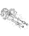 Diagram for 2005 Dodge Neon Transfer Case Seal - 5069052AA