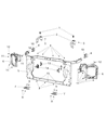 Diagram for 2015 Jeep Cherokee Radiator Support - 68195878AA