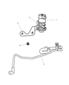 Diagram for Jeep Liberty Canister Purge Valve - 52128550AA