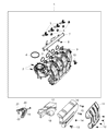 Diagram for Jeep Throttle Body Gasket - 5281991AA
