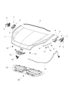 Diagram for Ram ProMaster City Hood Latch - 68320667AA