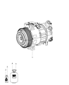 Diagram for Dodge Dart A/C Compressor - 68193950AA