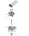 Diagram for Chrysler Town & Country Camshaft - 68027449AB