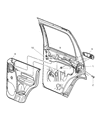 Diagram for Jeep Liberty Door Latch Assembly - 55177045AI