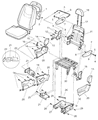 Diagram for 1997 Chrysler Town & Country Cup Holder - MW37SK5
