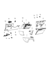 Diagram for 2020 Chrysler Pacifica Dome Light - 55057408AA