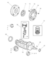 Diagram for Chrysler Cirrus Torque Converter - 4796384AB