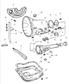Diagram for 2002 Dodge Ram Van Automatic Transmission Output Shaft Seal - 5003408AA