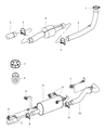 Diagram for 2004 Dodge Ram 2500 Exhaust Pipe - 52103512AE