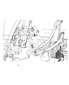Diagram for Mopar Power Steering Hose - 68031855AC