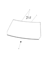 Diagram for 2020 Ram 1500 Windshield - 68401938AD