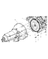 Diagram for 2005 Dodge Magnum Transfer Case Cover - 4591910AA