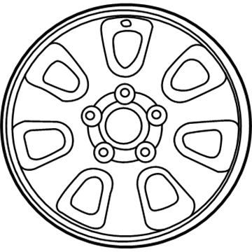 Mopar 52080333AA Wheel Rim