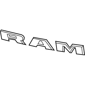 Ram ProMaster City Emblem - 6VU38DX8AA