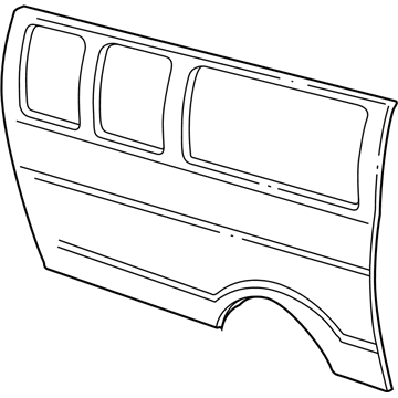 Mopar 55346570AC Panel-Body Side Aperture