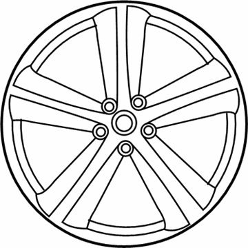 Mopar 5RN84VXWAB Painted Aluminum Wheel