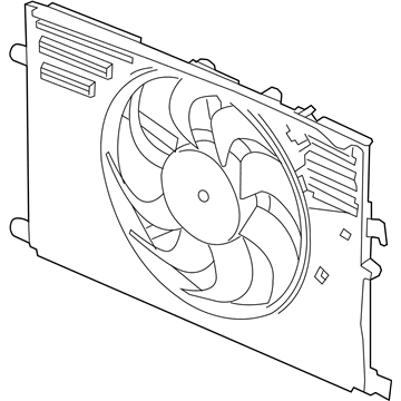 Ram Cooling Fan Assembly - 68461973AA