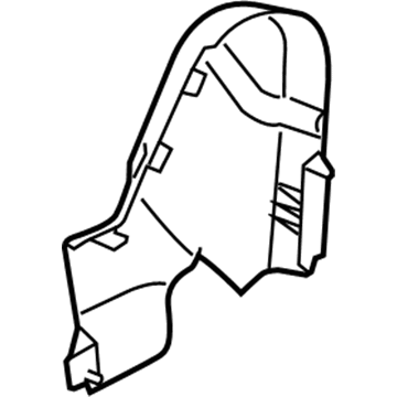 Mopar 6RG53DX9AA Shield-Front Seat