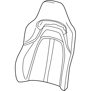 Mopar 5NT76DX9AA Front Seat Back Cover