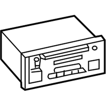Mopar 56038518AH Radio-AM/FM Cassette With Cd Cont