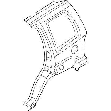 Mopar 68004530AC Panel-Body Side Aperture Rear