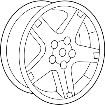 Mopar 52855341AC Aluminum Wheel