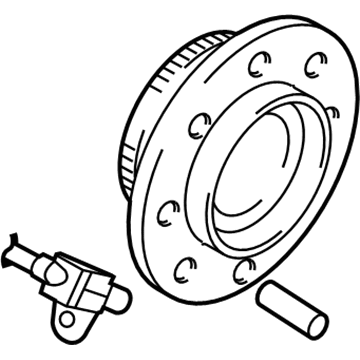 Mopar 4779704AB Front Disc Brake Hub And Bearing