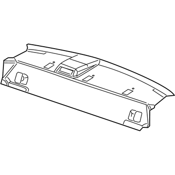 Mopar 1ZA12DX9AD Panel-Rear Shelf