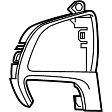 Mopar 5SQ19JSLAA Bezel-Steering Wheel