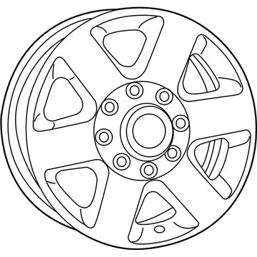 Mopar 5PL24AAAAC Aluminum Wheel