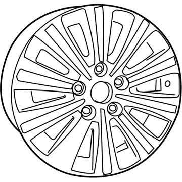 Mopar 1SP67DX8AB Aluminum Wheel