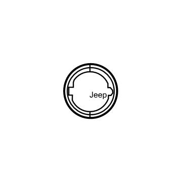 2012 Jeep Wrangler Fuel Door - 68141331AB