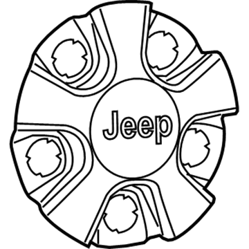 Jeep Cherokee Wheel Cover - 1WG49S4AAA