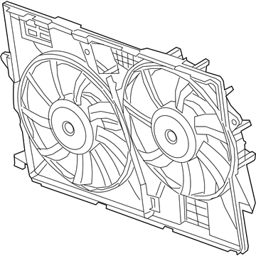 Jeep Engine Cooling Fan - 52014621AG
