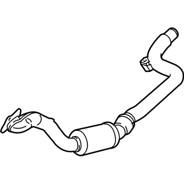 Mopar 68276677AA Front Catalytic Converter And Pipe