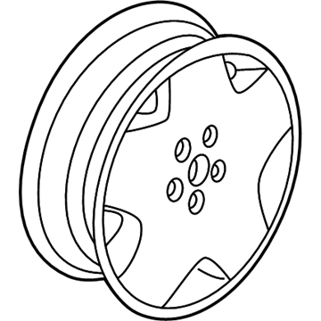 Mopar RL26PAKAB Aluminum Wheel
