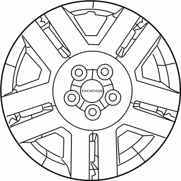 Chrysler Wheel Cover - 1TQ14PAKAA
