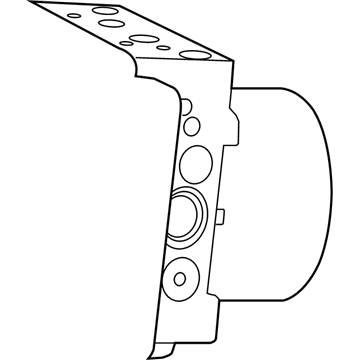 Mopar 68373852AA Anti-Lock Brake Control Unit