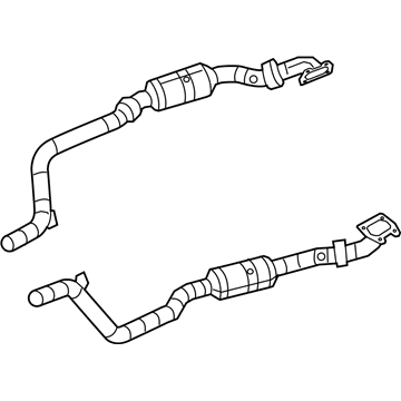 Mopar 68276676AA Front Catalytic Converter And Pipe