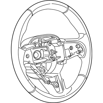 2016 Chrysler 300 Steering Wheel - 5ZC02DX9AB