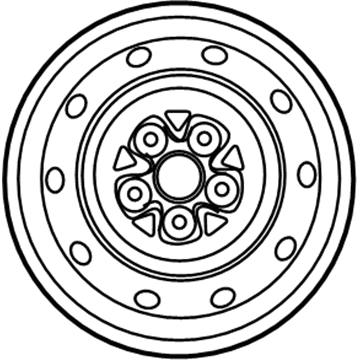 Mopar 4782175AB Steel Wheel